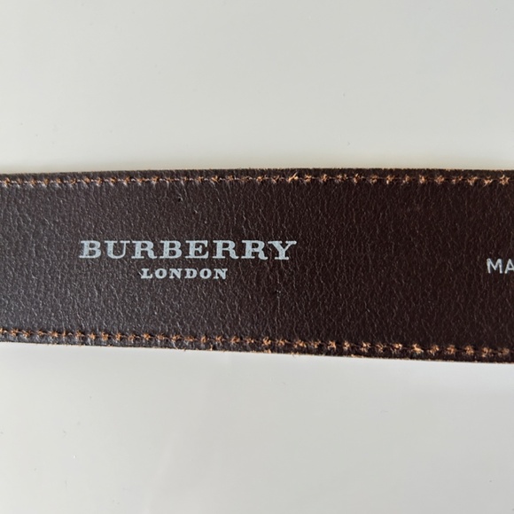 Burberry Logo Belt. Brown color, Size S (28"). Authentic. New. - Picture 12 of 16